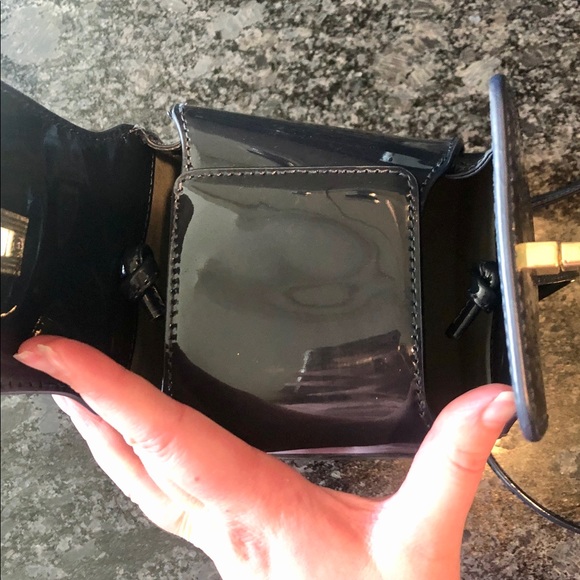 Neely & Chloe No. 44 Pyramid Bag in Navy Patent - Picture 8 of 11